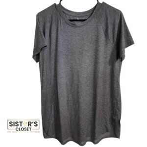 Tek Gear Heather Gray T-Shirt Women's Large